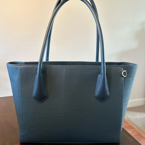 Dagne Dover Handbags - Elegant Deep Teal Dagne Dover Tote Bag